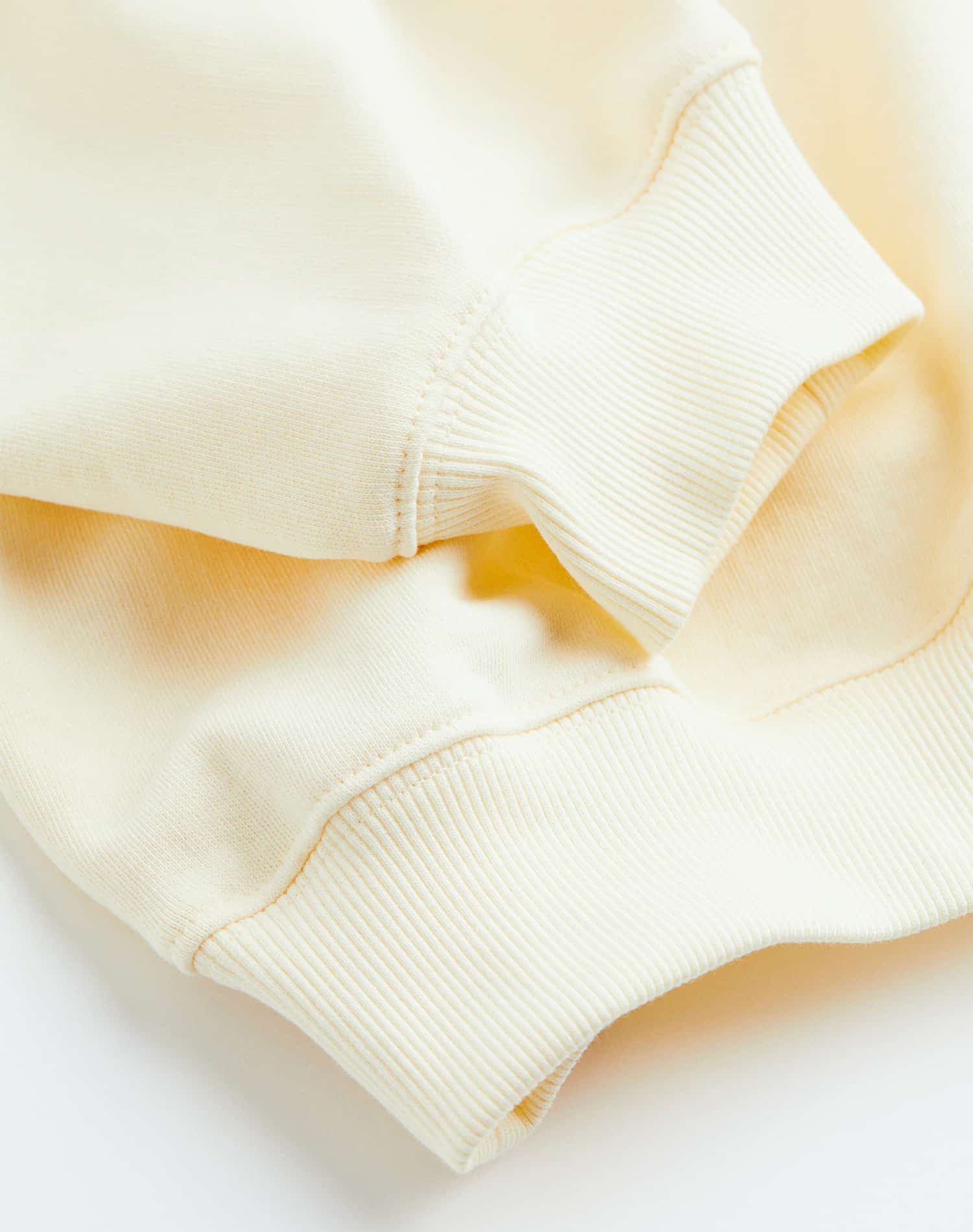Cream Oversized sports sweatshirt - Imagen 3